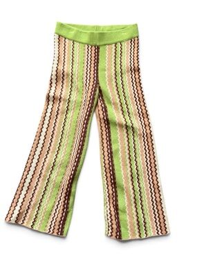 Misha & Puff Kingston Pants Sprig Zigzag Merino Wool Size 6Y